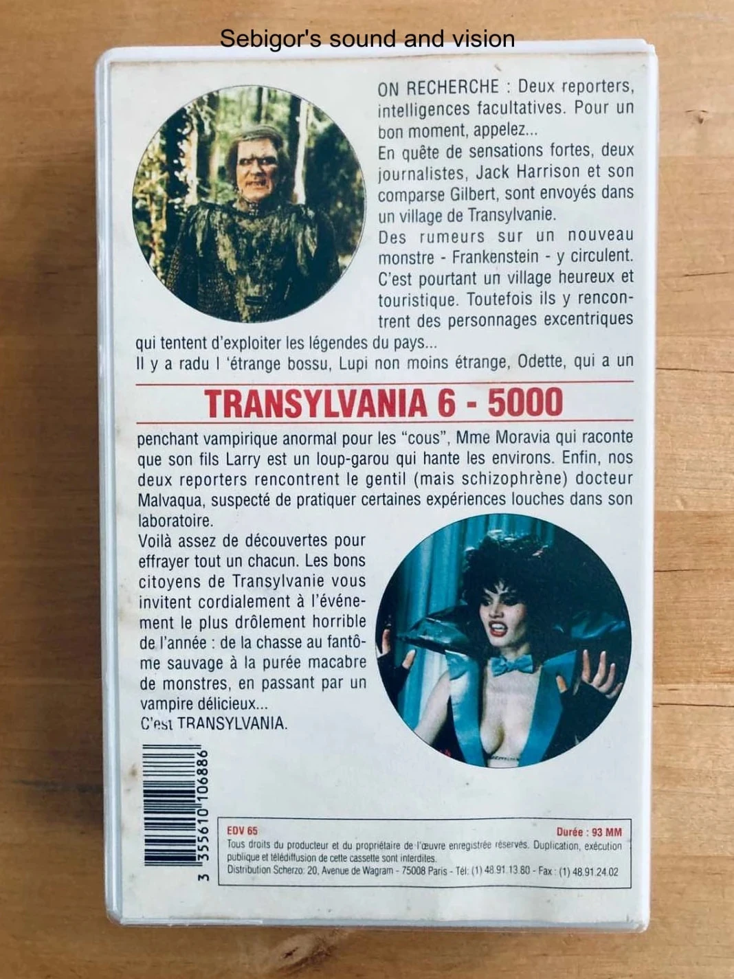 Cassette VHS Transilvania 6-5000. – photo 3